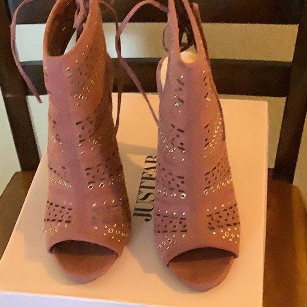 Just Fab Rosette Dress Sandals